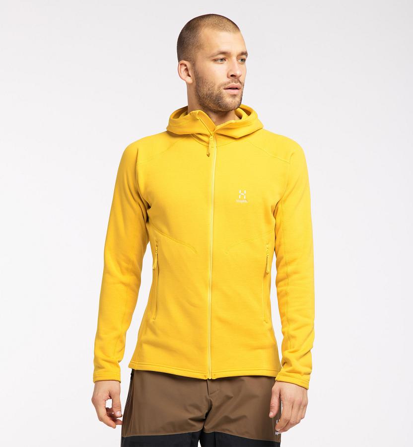 Haglöfs Mens Heron Fleece Yellow New Zealand 23087MFUZ